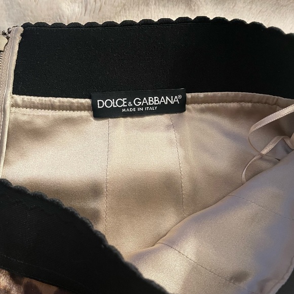 Dolce &Gabbana Embellished Animal Print Skirt size - Picture 4 of 5
